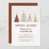 ハッピーストホリデーエレガントパーティーフェスティバル 招待状 (正面/裏面)