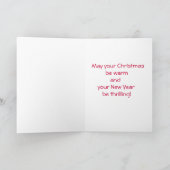 ハッピースノーグリーティングカード シーズンカード (内部)