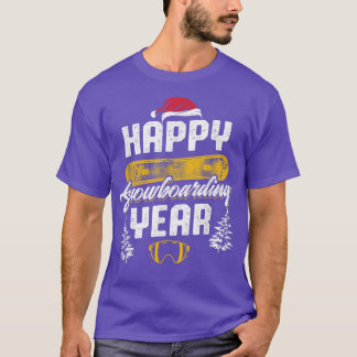 ハッピースノーボーディングイヤー Tシャツ