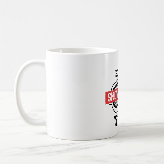 ハッピースノーボード年 コーヒーマグカップ (左)