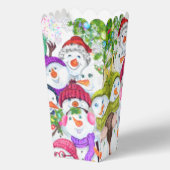 ハッピースノーマンズメリークリスマスパーティーポップコーンボックス フェイバーボックス (正面)