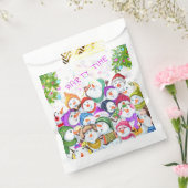 ハッピースノーマンズメリークリスマスフェイスパート フェイバーバッグ (封をした状態)