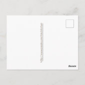 ハッピースパイダークリスマスポストカード ポストカード (裏面)