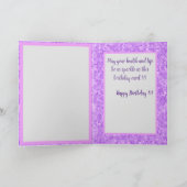 ハッピースパークル誕生日 カード (内部)