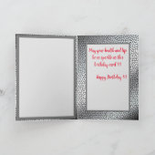 ハッピースパークル誕生日 カード (内部)