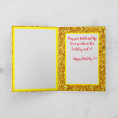 ハッピースパークル誕生日 カード (内部)