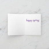 ハッピースプリング サンキューカード (内部)
