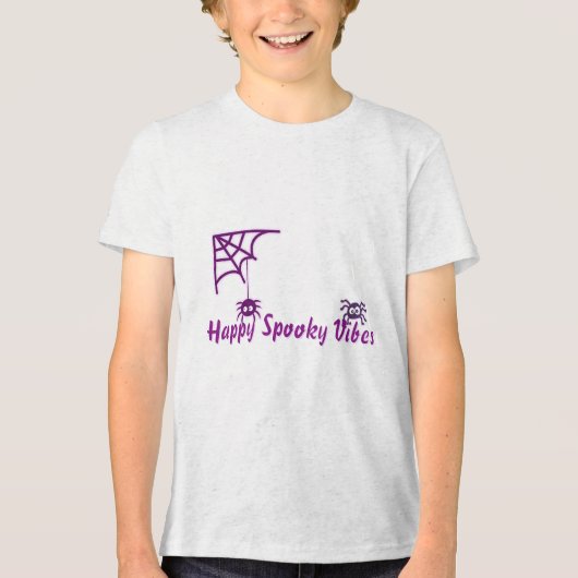 🕸️ ハッピースプーキー・スパイダー トライブレンドTシャツ (正面)