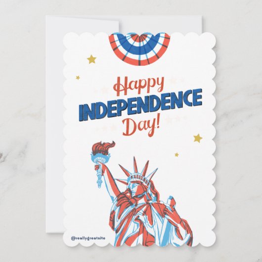 #ハッピースペシャルインディペンデンスデー ご招待 招待状 (裏面)