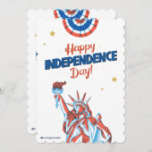 #ハッピースペシャルインディペンデンスデー ご招待 招待状 (正面/裏面)