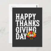 ハッピースペシャルサンキューギビングデー ポストカード (正面/裏面)
