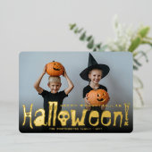 ハッピースポックタキュラーハロウィーンスカル&ボーンズ写真 箔シーズンカード (立ち正面)