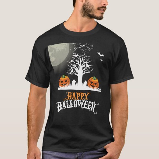 ハッピースポーキーハロウィーン Tシャツ (正面)