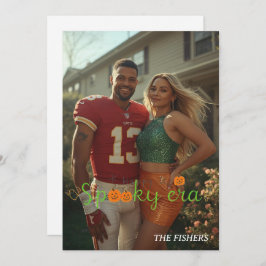 ハッピースポーキー時代のカード家族の写真ハロウィーン時代