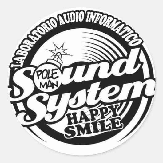 ハッピースマイルスタイル ラウンドシール (正面)