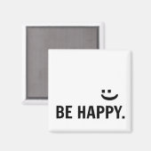 ハッピースマイル感動的引用文磁石 マグネット (正面/裏面)