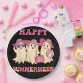 ハッピースマウィーンサマーハロウィンコスチューム幽霊L ペーパープレート (パーティー)