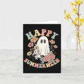 ハッピースマウィーンハロウィーンサマーフローラ幽霊 カード (黄色い花)