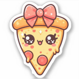 ハッピースライスかわいいかわいいピザ シール