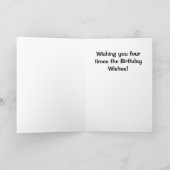 ハッピースリープデイ誕生日 カード (内部)