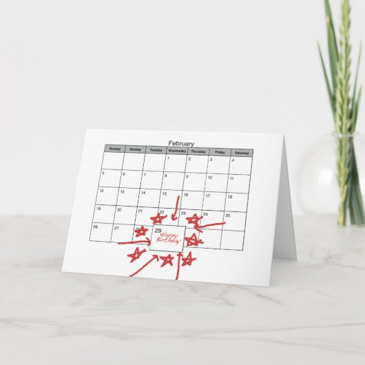 ハッピースリープデイ誕生日 カード (正面)