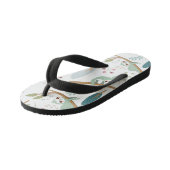 ハッピースロッスパターン キッズビーチサンダル (アングル)