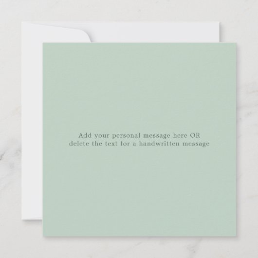 ハッピースロース赤ちゃんシャワー感謝カード (裏面)