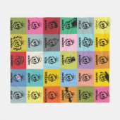 ハッピースロー フリースブランケット (正面(横))