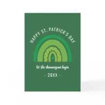 ハッピースーパーパティーデー 緑の虹 アイリッシュ シャムロック