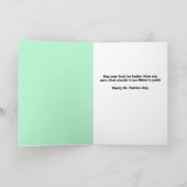 ハッピースーパーパティー デーのユーモア猫の詩 シーズンカード (内部)