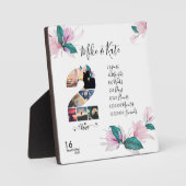 ハッピーセカンドアニバーサリーカスタムズ、フォトコラージュ、カウント フォトプラーク (正面)