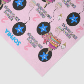 ハッピーセカンドバースデーティッシュペーパー#2ピンク 薄葉紙 (詳細)