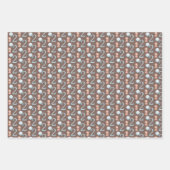 ハッピーセカンドバースデーベアラッピング紙 ラッピングペーパーシート (正面2)