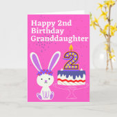 ハッピーセカンドバースデー孫 カード (黄色い花)