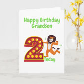 ハッピーセカンドバースデー孫 カード (黄色い花)