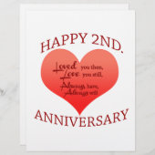 ハッピーセカンド。記念日 (正面/裏面)