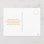 ハッピーセクレタリー・デイ シーズンポストカード (裏面)