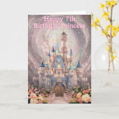 ハッピーセブン誕生日 カード (黄色い花)