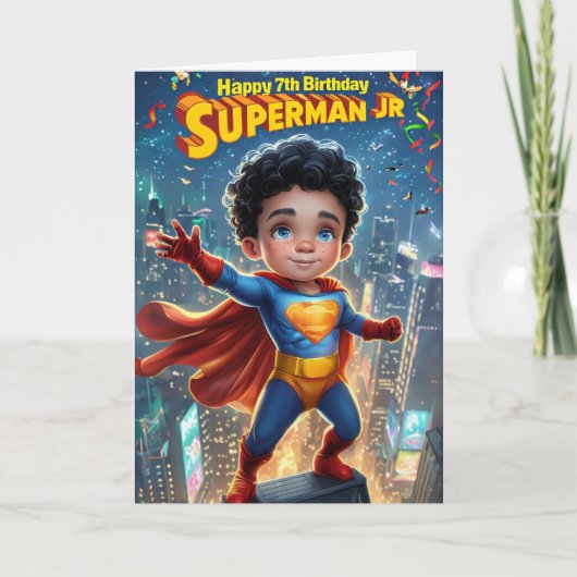 ハッピーセブン誕生日 カード (正面)