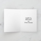 ハッピーセブン誕生日 カード (内部)