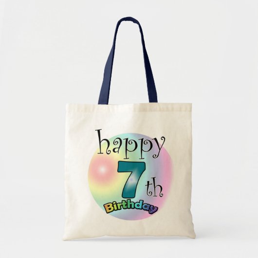 ハッピーセブン誕生日 トートバッグ (正面)