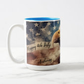 ハッピーセブンBald Eagle ツートーンマグカップ (左)