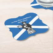 ハッピーセントアンドリューズデイフラッグベーパイパー ペーパーコースター (アングル)