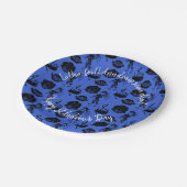 ハッピーセントアンドリューデイハギスバグパイプネッシー7" ペーパープレート (アングル)