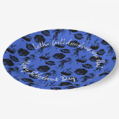 ハッピーセントアンドリューデイハギスバグパイプネッシー9" ペーパープレート (アングル)