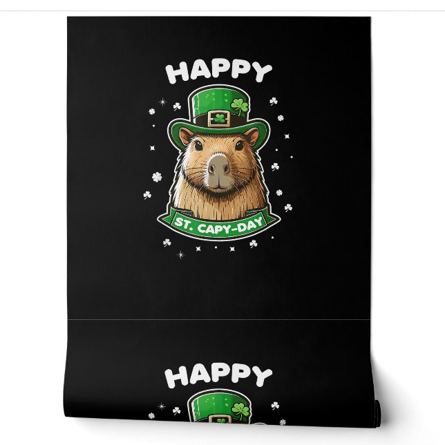 ハッピーセントキャピデイSt patricks dayカピバラLov 壁紙 (ほどく)