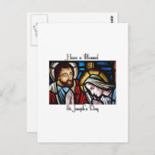 ハッピーセントジョセフの日 ポストカード (正面/裏面)