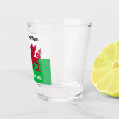 ハッピーセントデヴィッドの日レッドドラゴンウェールズ国旗 ショットグラス (右)
