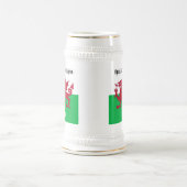 ハッピーセントデヴィッドの日レッドドラゴンウェールズ国旗 ビールジョッキ (中央)