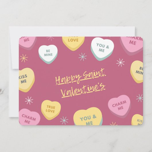 ハッピーセントバレンタインズキャンディハート シーズンカード (正面)